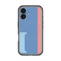 スリムプロテクションプレミアムケース with MagSafe［ オリジナル - initial color line - I blue ］