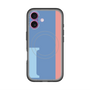 スリムプロテクションプレミアムケース with MagSafe［ オリジナル - initial color line - I blue ］