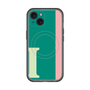 スリムプロテクションプレミアムケース with MagSafe［ オリジナル - initial color line - I green ］