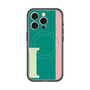 スリムプロテクションプレミアムケース with MagSafe［ オリジナル - initial color line - I green ］