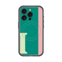 スリムプロテクションプレミアムケース with MagSafe［ オリジナル - initial color line - I green ］