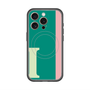 スリムプロテクションプレミアムケース with MagSafe［ オリジナル - initial color line - I green ］