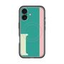 スリムプロテクションプレミアムケース with MagSafe［ オリジナル - initial color line - I green ］