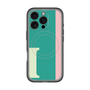 スリムプロテクションプレミアムケース with MagSafe［ オリジナル - initial color line - I green ］