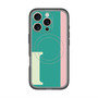 スリムプロテクションプレミアムケース with MagSafe［ オリジナル - initial color line - I green ］