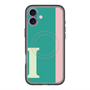スリムプロテクションプレミアムケース with MagSafe［ オリジナル - initial color line - I green ］