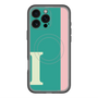 スリムプロテクションプレミアムケース with MagSafe［ オリジナル - initial color line - I green ］