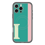 スリムプロテクションプレミアムケース with MagSafe［ オリジナル - initial color line - I green ］