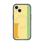 スリムプロテクションプレミアムケース with MagSafe［ オリジナル - initial color line - I yellow ］