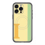 スリムプロテクションプレミアムケース with MagSafe［ オリジナル - initial color line - I yellow ］