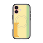 スリムプロテクションプレミアムケース with MagSafe［ オリジナル - initial color line - I yellow ］