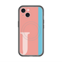 スリムプロテクションプレミアムケース with MagSafe［ オリジナル - initial color line - J pink ］