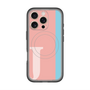 スリムプロテクションプレミアムケース with MagSafe［ オリジナル - initial color line - J pink ］