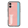 スリムプロテクションプレミアムケース with MagSafe［ オリジナル - initial color line - J pink ］