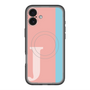 スリムプロテクションプレミアムケース with MagSafe［ オリジナル - initial color line - J pink ］