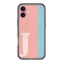 スリムプロテクションプレミアムケース with MagSafe［ オリジナル - initial color line - J pink ］