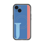 スリムプロテクションプレミアムケース with MagSafe［ オリジナル - initial color line - J blue ］