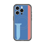 スリムプロテクションプレミアムケース with MagSafe［ オリジナル - initial color line - J blue ］