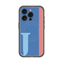 スリムプロテクションプレミアムケース with MagSafe［ オリジナル - initial color line - J blue ］