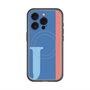 スリムプロテクションプレミアムケース with MagSafe［ オリジナル - initial color line - J blue ］