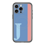 スリムプロテクションプレミアムケース with MagSafe［ オリジナル - initial color line - J blue ］