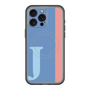 スリムプロテクションプレミアムケース with MagSafe［ オリジナル - initial color line - J blue ］