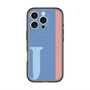 スリムプロテクションプレミアムケース with MagSafe［ オリジナル - initial color line - J blue ］