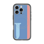 スリムプロテクションプレミアムケース with MagSafe［ オリジナル - initial color line - J blue ］
