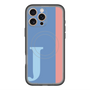 スリムプロテクションプレミアムケース with MagSafe［ オリジナル - initial color line - J blue ］