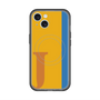 スリムプロテクションプレミアムケース with MagSafe［ オリジナル - initial color line - J orange ］