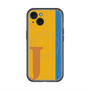 スリムプロテクションプレミアムケース with MagSafe［ オリジナル - initial color line - J orange ］