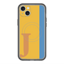 スリムプロテクションプレミアムケース with MagSafe［ オリジナル - initial color line - J orange ］