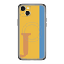 スリムプロテクションプレミアムケース with MagSafe［ オリジナル - initial color line - J orange ］