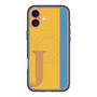 スリムプロテクションプレミアムケース with MagSafe［ オリジナル - initial color line - J orange ］