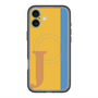 スリムプロテクションプレミアムケース with MagSafe［ オリジナル - initial color line - J orange ］