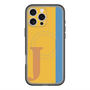 スリムプロテクションプレミアムケース with MagSafe［ オリジナル - initial color line - J orange ］