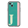 スリムプロテクションプレミアムケース with MagSafe［ オリジナル - initial color line - J green ］