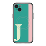 スリムプロテクションプレミアムケース with MagSafe［ オリジナル - initial color line - J green ］