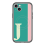 スリムプロテクションプレミアムケース with MagSafe［ オリジナル - initial color line - J green ］