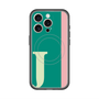 スリムプロテクションプレミアムケース with MagSafe［ オリジナル - initial color line - J green ］