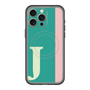 スリムプロテクションプレミアムケース with MagSafe［ オリジナル - initial color line - J green ］