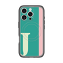 スリムプロテクションプレミアムケース with MagSafe［ オリジナル - initial color line - J green ］