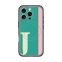 スリムプロテクションプレミアムケース with MagSafe［ オリジナル - initial color line - J green ］