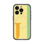 スリムプロテクションプレミアムケース with MagSafe［ オリジナル - initial color line - J yellow ］