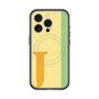 スリムプロテクションプレミアムケース with MagSafe［ オリジナル - initial color line - J yellow ］