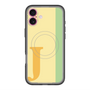 スリムプロテクションプレミアムケース with MagSafe［ オリジナル - initial color line - J yellow ］