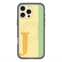 スリムプロテクションプレミアムケース with MagSafe［ オリジナル - initial color line - J yellow ］