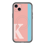 スリムプロテクションプレミアムケース with MagSafe［ オリジナル - initial color line - K pink ］