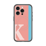 スリムプロテクションプレミアムケース with MagSafe［ オリジナル - initial color line - K pink ］