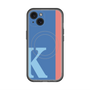 スリムプロテクションプレミアムケース with MagSafe［ オリジナル - initial color line - K blue ］